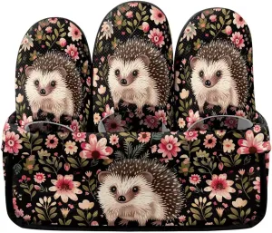 Howilath 3 Pairs Spa Slippers Set Non-Disposable Washable Non Slip Guest Slippers Comfortable Breathable, Various Sizes