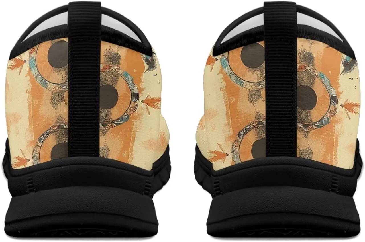 Howilath Western Tribal Aztec Mens Slip on Loafers Casual Shoes Running Sneakers Breathable Hands Free Shoes