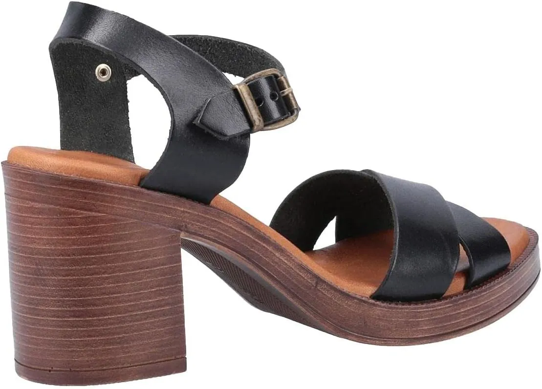 Hush Puppies Women's Ankle-Strap Heeled Sandal
