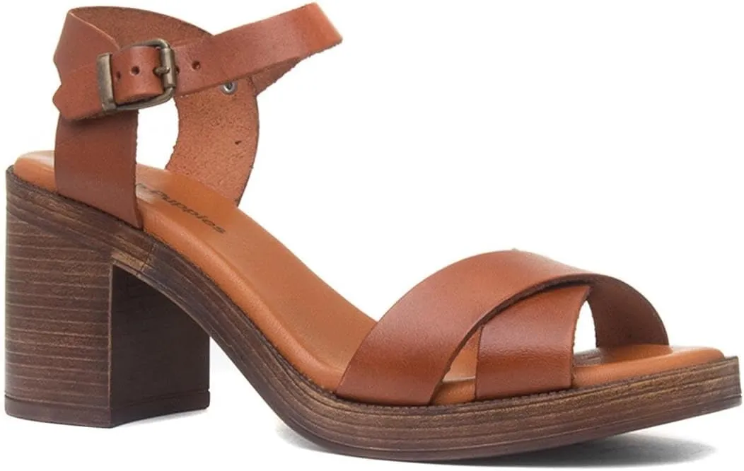 Hush Puppies Women's Ankle-Strap Heeled Sandal