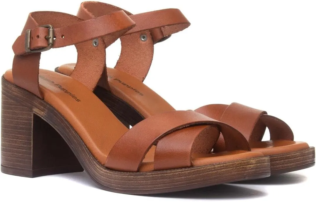 Hush Puppies Women's Ankle-Strap Heeled Sandal