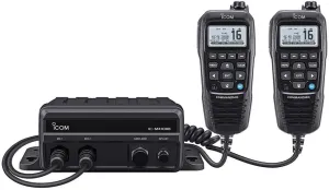 Icom 410BB Black Box Marine VHF with HM195GB Black