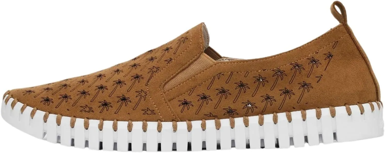 Ilse Jacobsen HORNBAEK Men's TulipU0006 Palm Tree Slip-On | Boat Shoe