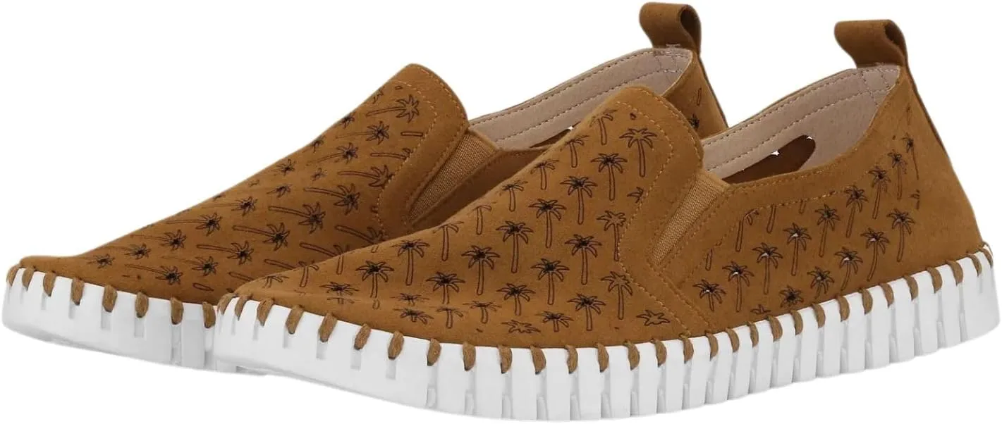 Ilse Jacobsen HORNBAEK Men's TulipU0006 Palm Tree Slip-On | Boat Shoe