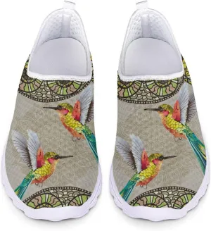 INSTANTARTS Womens Walk Shoes Slip-on Athletic Hiking Running Shoes Outdoor Sport Sneakers