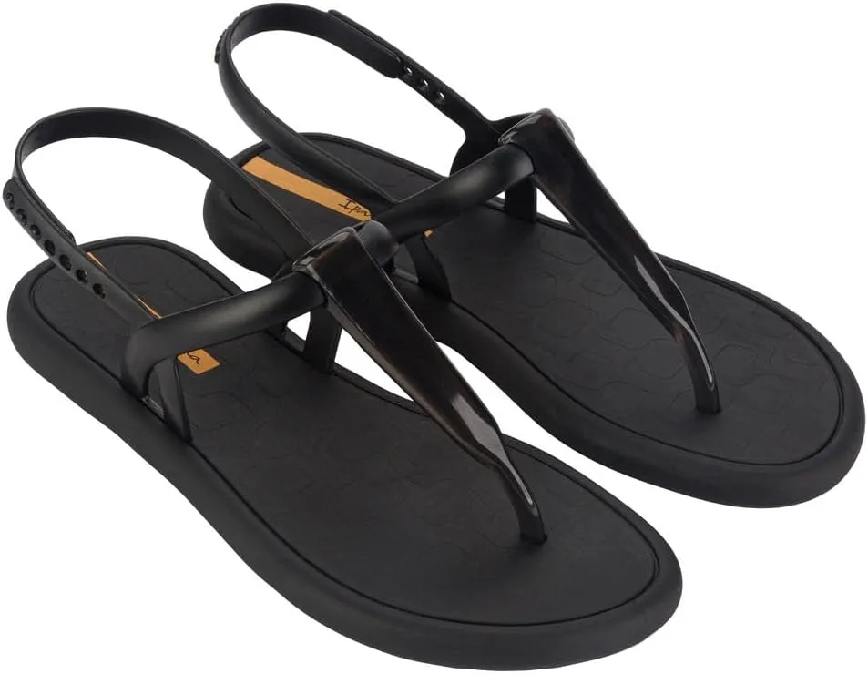 Ipanema Glossy Womens Sandals - Thong Sandals for Women, Womens Sandal, Comfy Sandals, Flat Sandals for Women Jelly Sandals, Adjustable Back Strap, Water Resistant