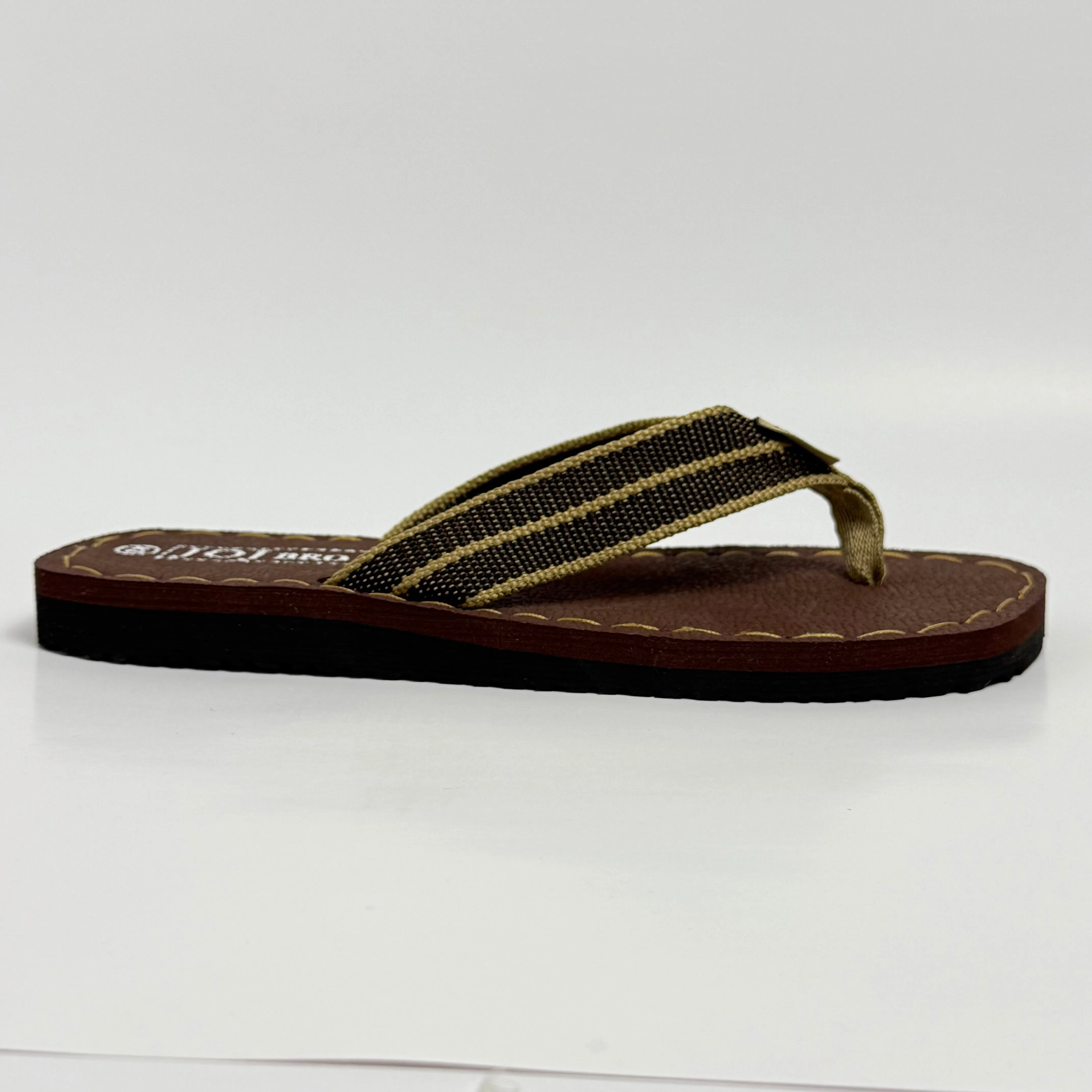 j201 Makly Striped Thong Sandal Flip Flop