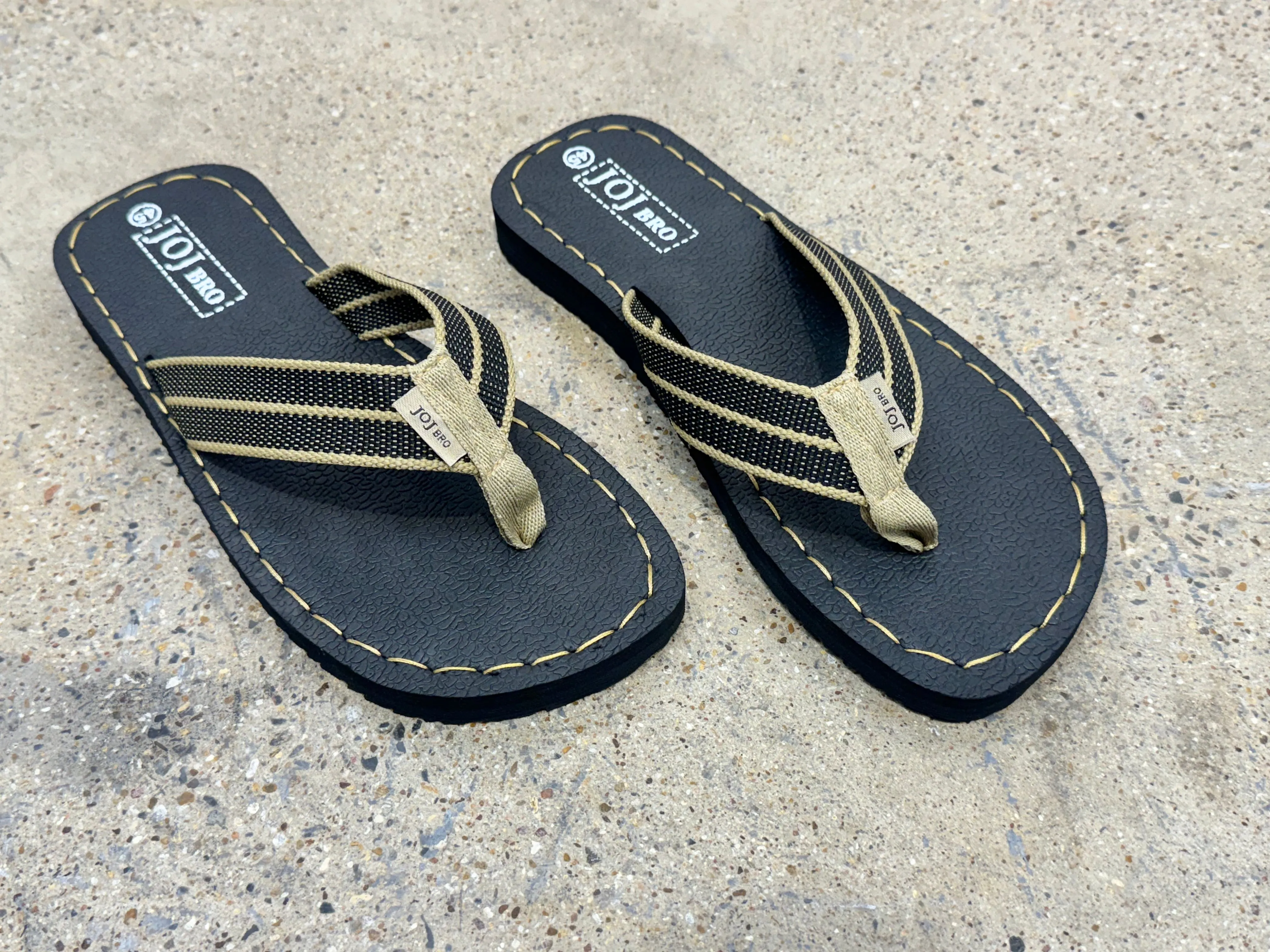 j201 Makly Striped Thong Sandal Flip Flop