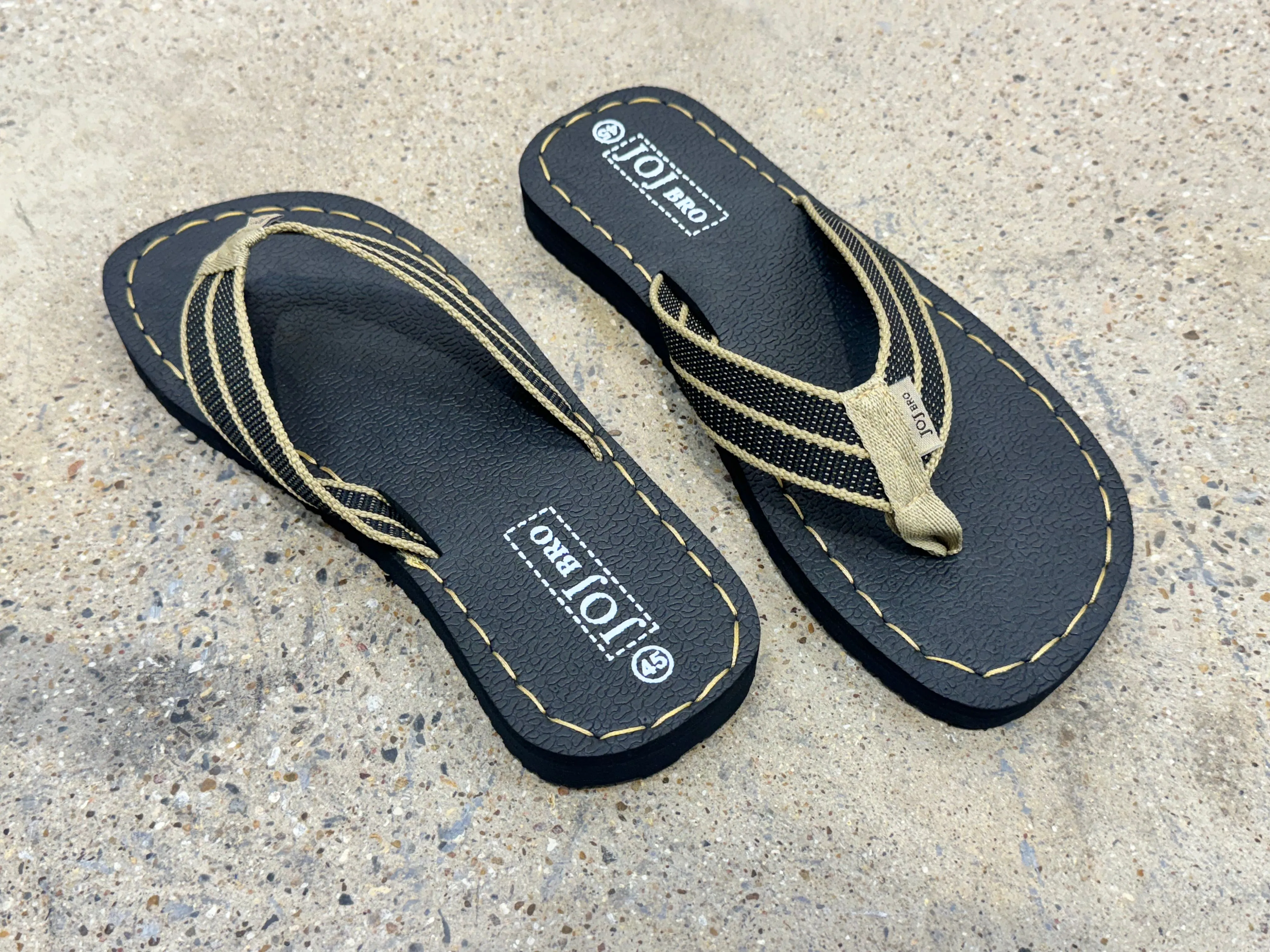 j201 Makly Striped Thong Sandal Flip Flop