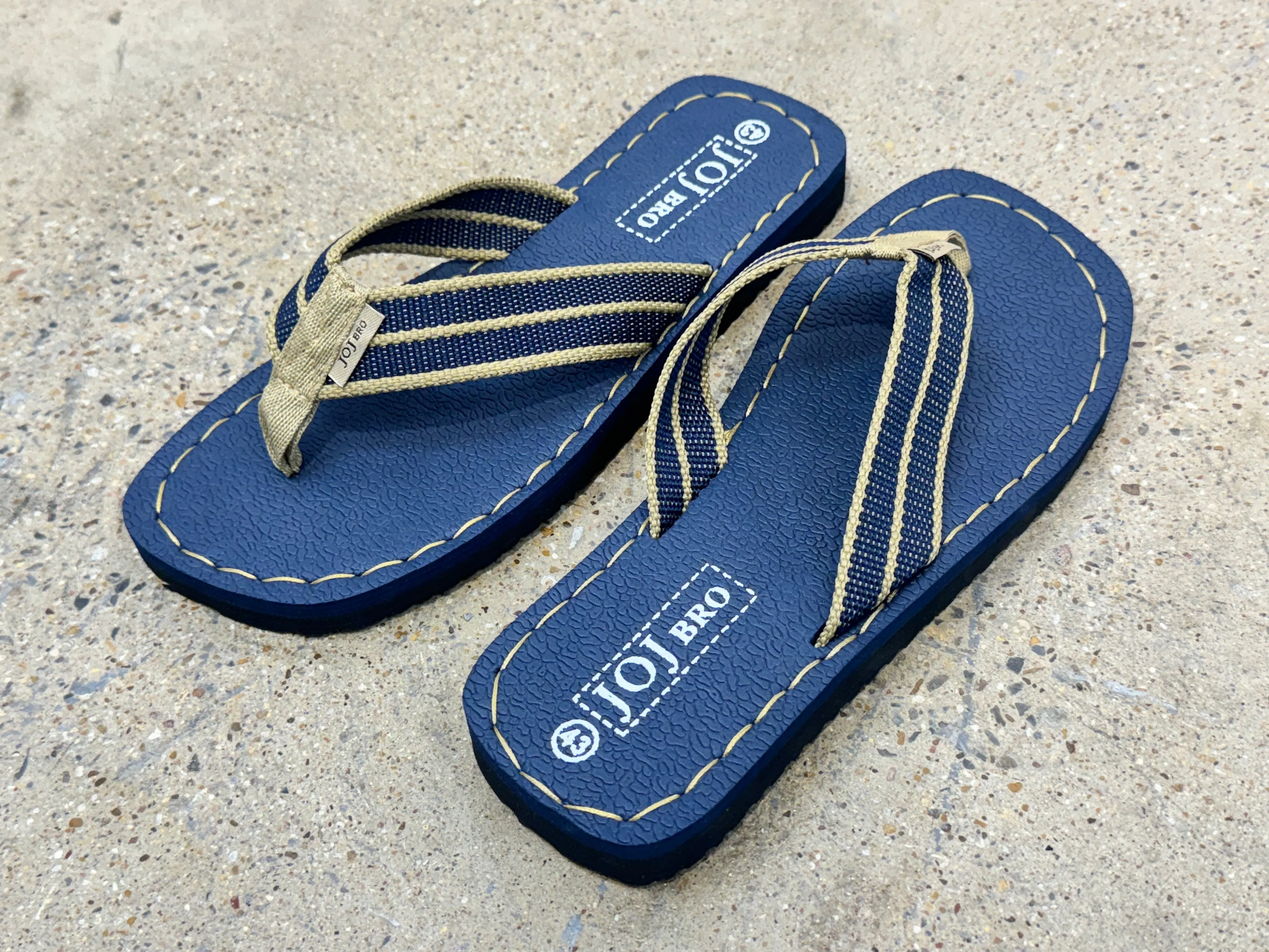j201 Makly Striped Thong Sandal Flip Flop