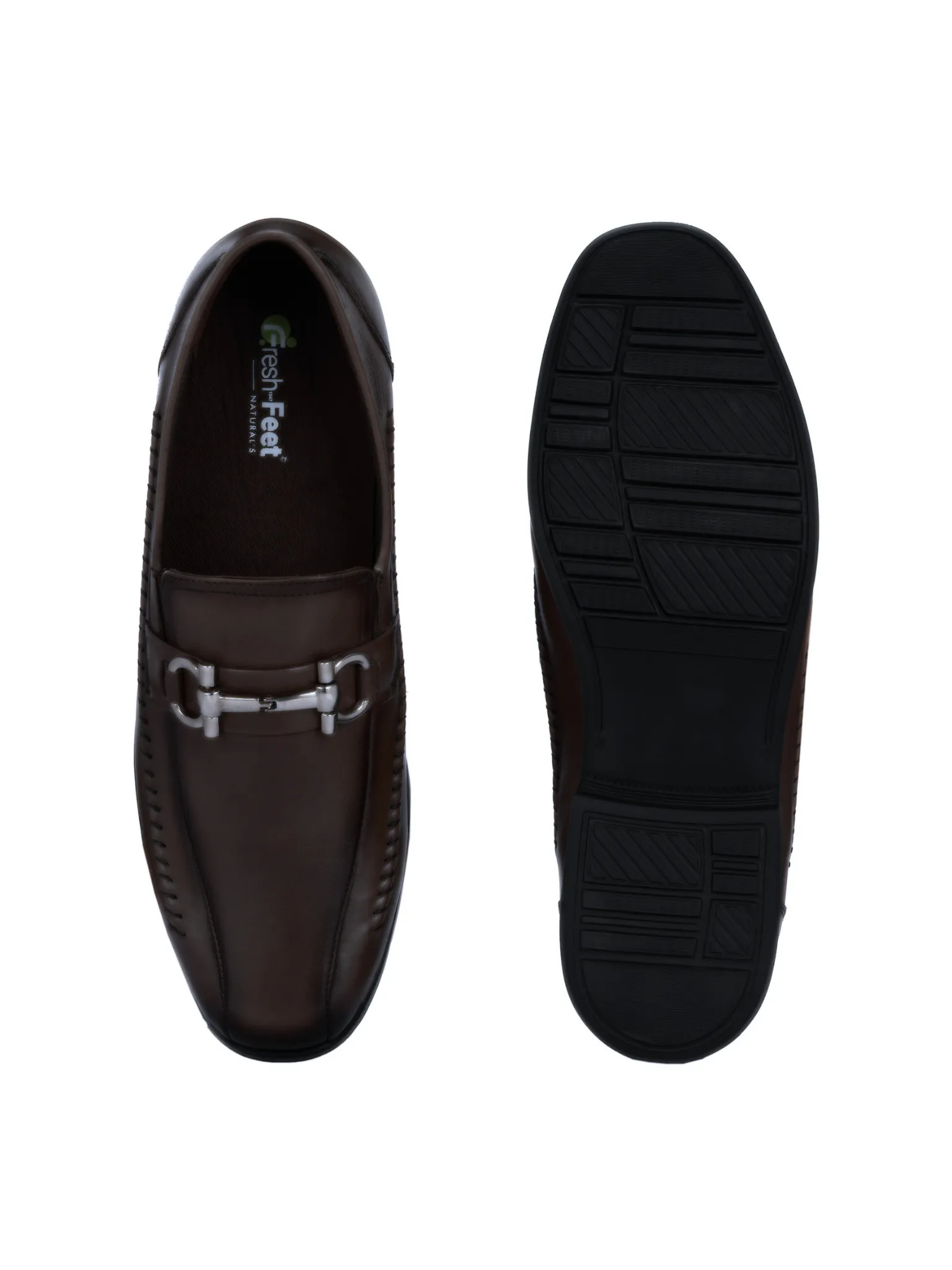 Jace Brown Formal Slip-on Shoes For Men