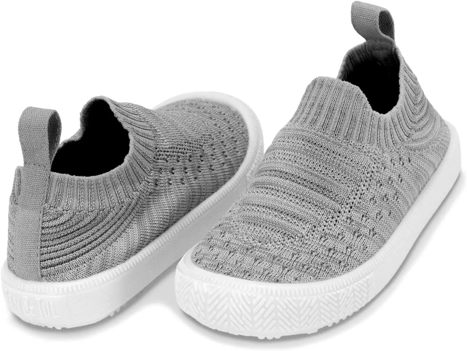 JAN & JUL Slip-on Kids Knit Shoes, Breathable Machine Washable Sneakers