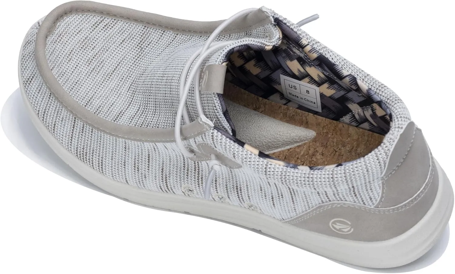 JARLIF Men's Casual Slip-on Loafers Boat Shoes Comfortable Arch Support Width Walking Canvas Shoes US Size 7-13
