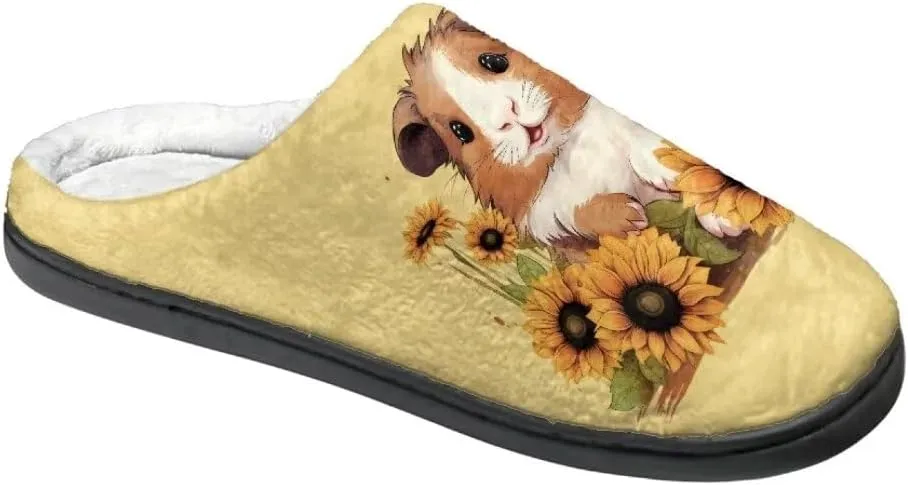 Jeiento Fluffy Winter House Shoes for Women Ladies Closed Toe Slipper Indoor Bedroom Slipper Anti-Skid Rubber Casual Soft Slides Scuff Slippers
