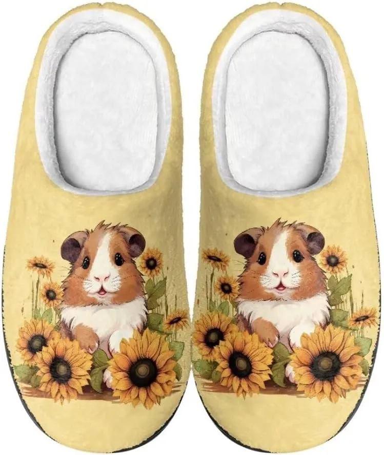 Jeiento Fluffy Winter House Shoes for Women Ladies Closed Toe Slipper Indoor Bedroom Slipper Anti-Skid Rubber Casual Soft Slides Scuff Slippers