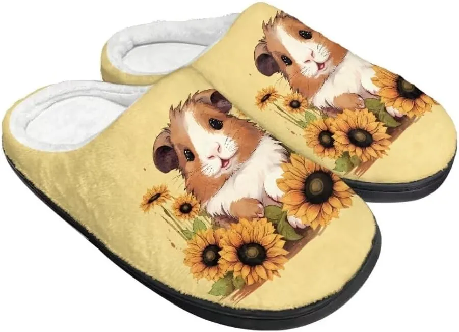Jeiento Fluffy Winter House Shoes for Women Ladies Closed Toe Slipper Indoor Bedroom Slipper Anti-Skid Rubber Casual Soft Slides Scuff Slippers