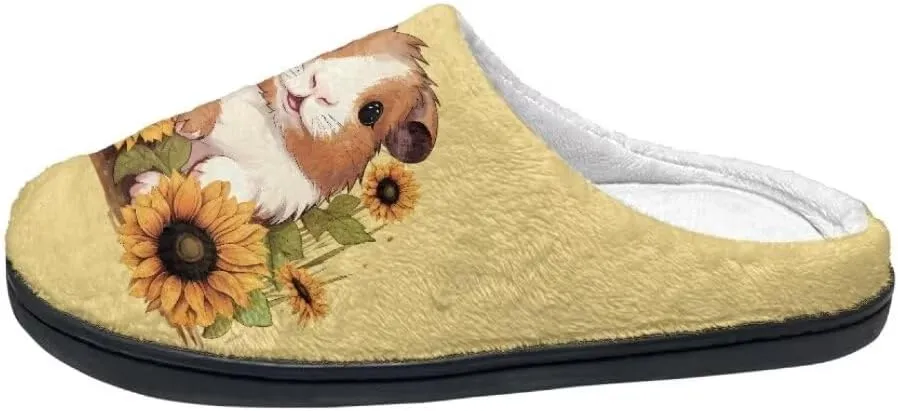Jeiento Fluffy Winter House Shoes for Women Ladies Closed Toe Slipper Indoor Bedroom Slipper Anti-Skid Rubber Casual Soft Slides Scuff Slippers