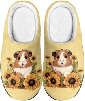 Jeiento Fluffy Winter House Shoes for Women Ladies Closed Toe Slipper Indoor Bedroom Slipper Anti-Skid Rubber Casual Soft Slides Scuff Slippers