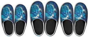 Jeiento Hummingbird Slippers for Women Non Slip Spa Slipper for Guest Comfy Hotel Shoes