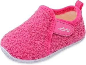 JIASUQI Toddler Slippers Fuzzy Kids Slippers Warm House Shoes for Boys Girls