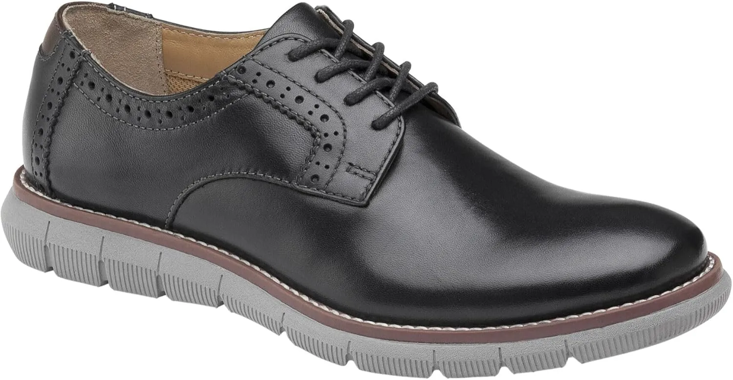 Johnston & Murphy Big Kid Holden Plain Toe Boys Dress Casual Lace-Up Shoe