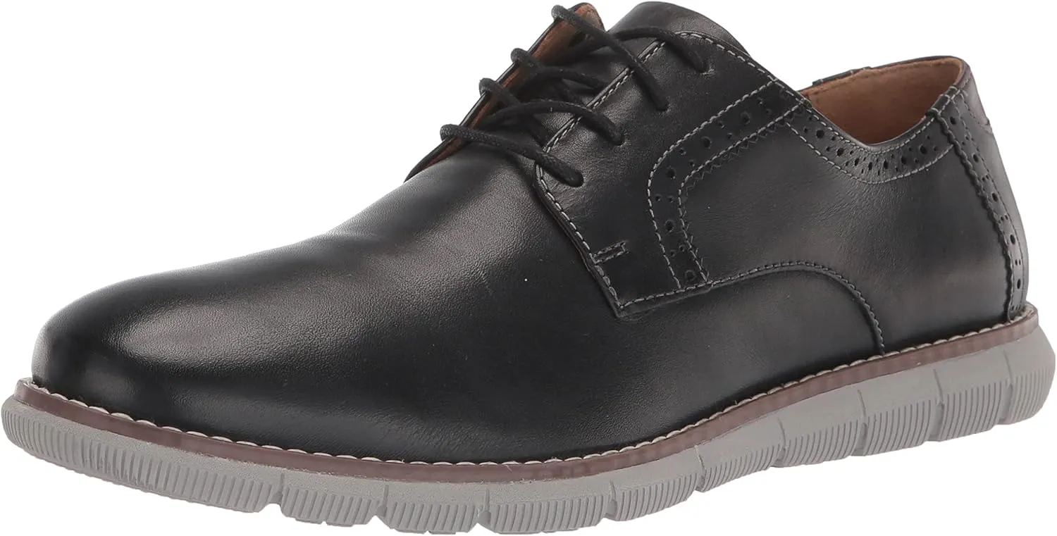 Johnston & Murphy Big Kid Holden Plain Toe Boys Dress Casual Lace-Up Shoe