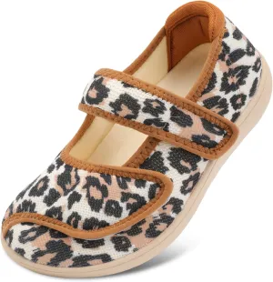 JOINFREE Womens Wide Diabetic Slippers Adjustable Comfort House Shoes Extra Wide Width Edema Swollen Arthritis Bedroom Slipper Indoor Outdoor