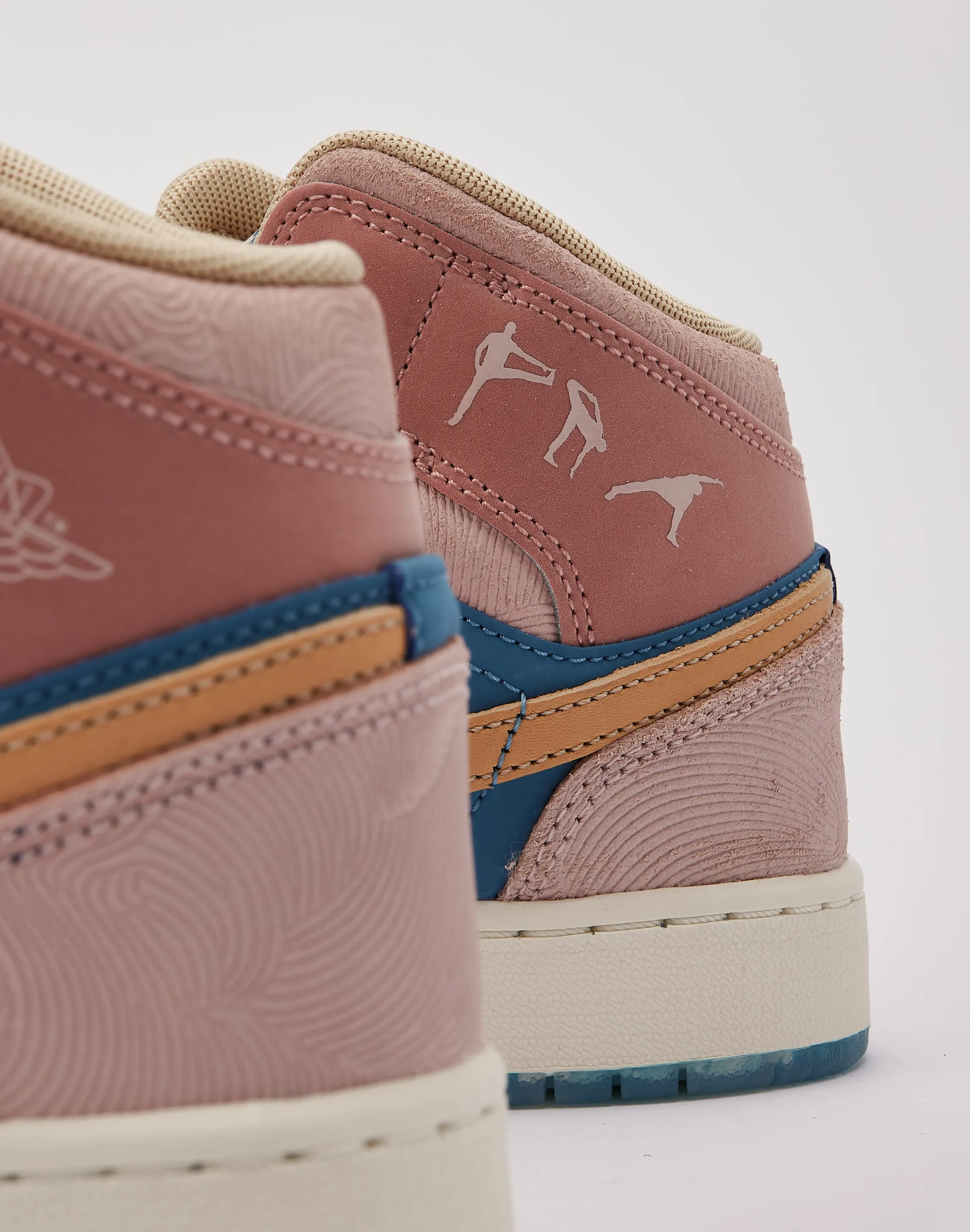 Jordan Air Jordan 1 Mid 'Sneaker School' Grade-School