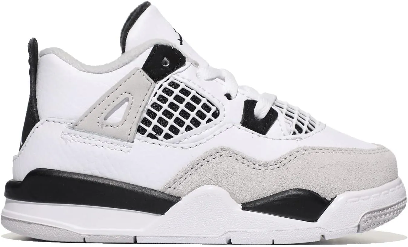 Jordan Preschool Air 4 Retro PS BQ7669 111 Military Black - Size