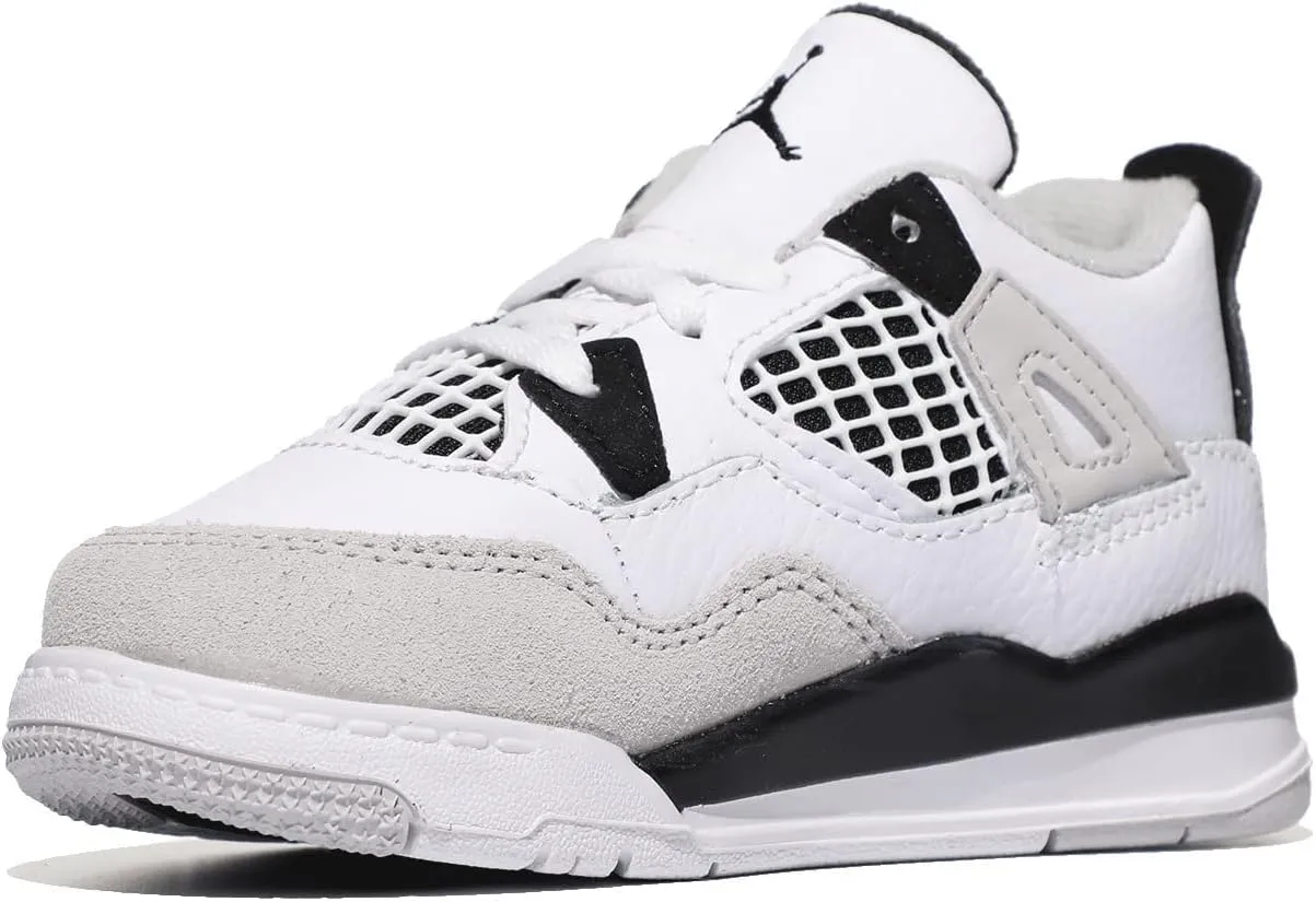 Jordan Preschool Air 4 Retro PS BQ7669 111 Military Black - Size