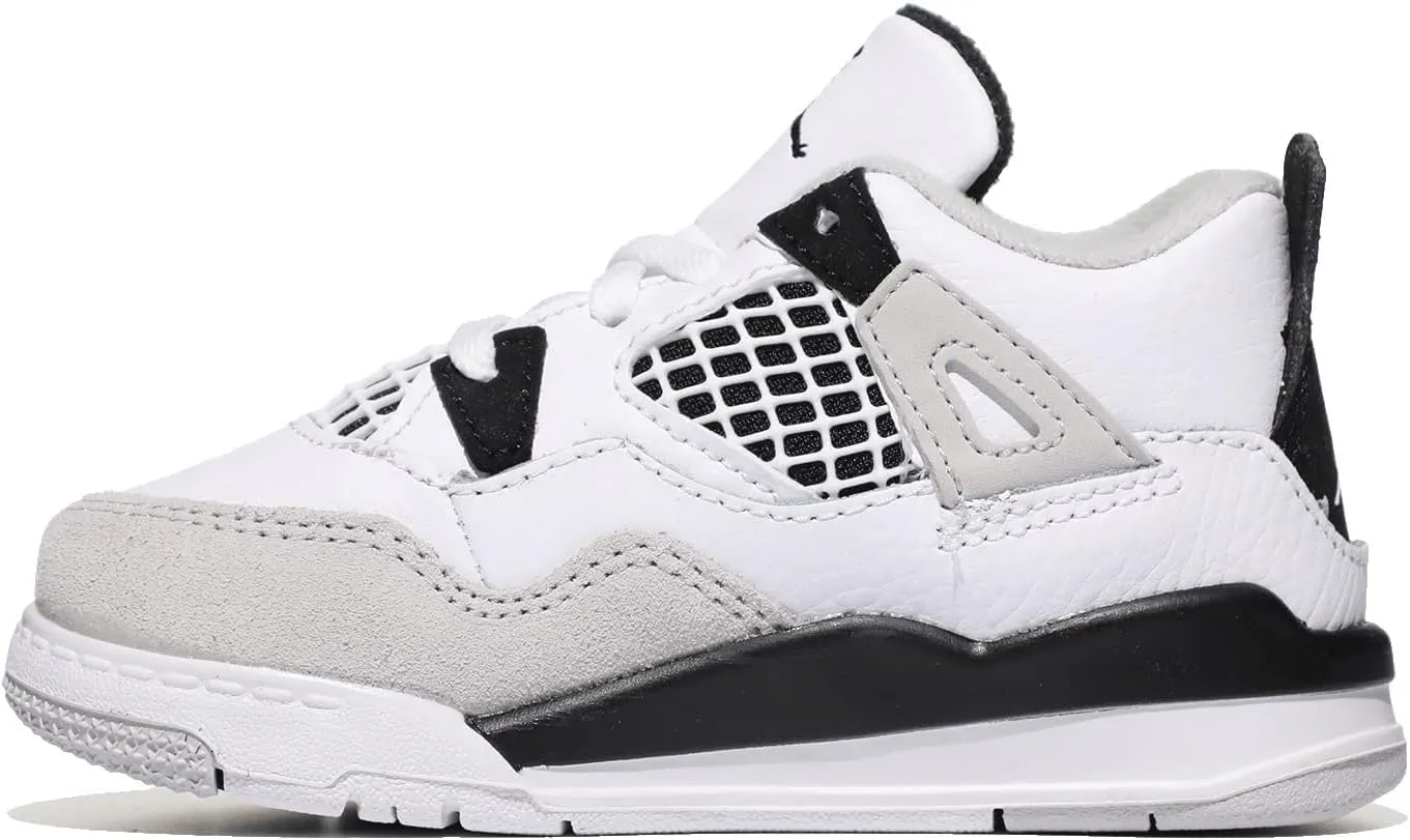 Jordan Preschool Air 4 Retro PS BQ7669 111 Military Black - Size