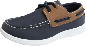 Josmo Kids Moccasin Loafers Boat Shoe for Boys Slipon Casual Dress Shoes (Sizes: 12-13 Little Kid / 1-4 Big Kid)