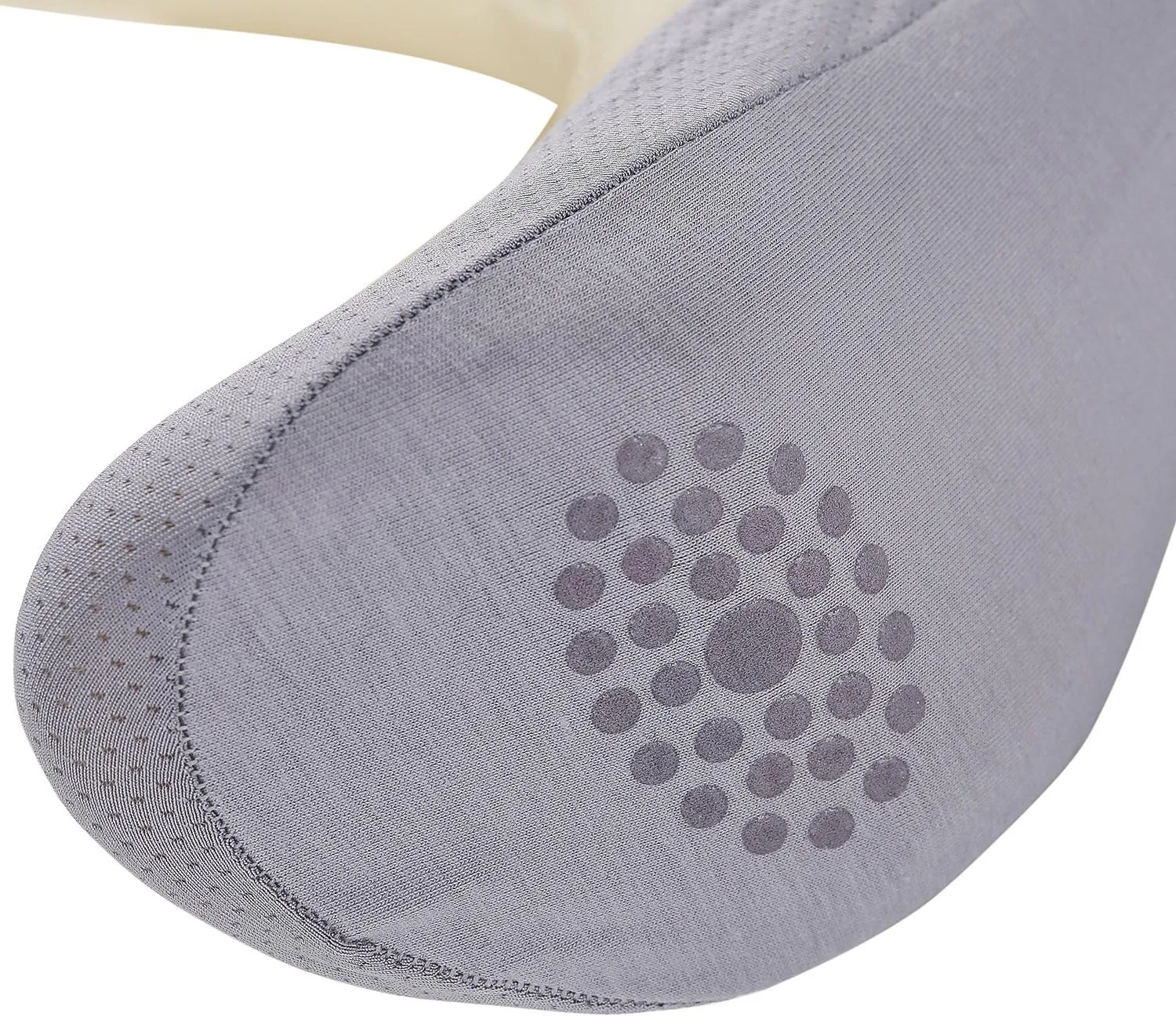 Joulli Mens No Show Socks Non-Slip Grips Casual Low Cut Boat Sock 6 Pack