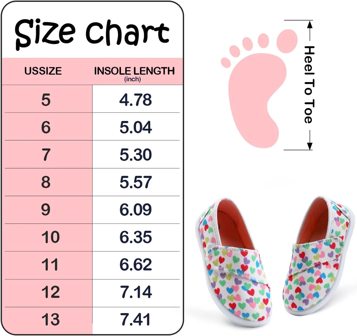 K KomForme Toddler Girls Sneakers Slip On Moccasins Casual Shoes for Toddler/Little Kid/Big Kid