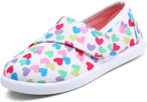 K KomForme Toddler Girls Sneakers Slip On Moccasins Casual Shoes for Toddler/Little Kid/Big Kid