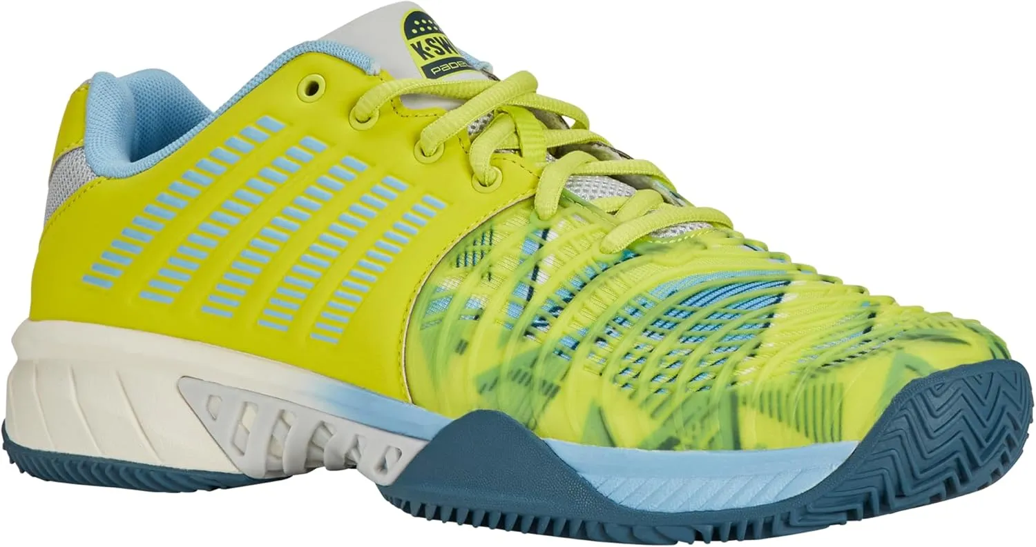 K-Swiss Men's Express Light 3 HB Padel Shoes (Dazzling Blue/Estate Blue/Evening Primerose)