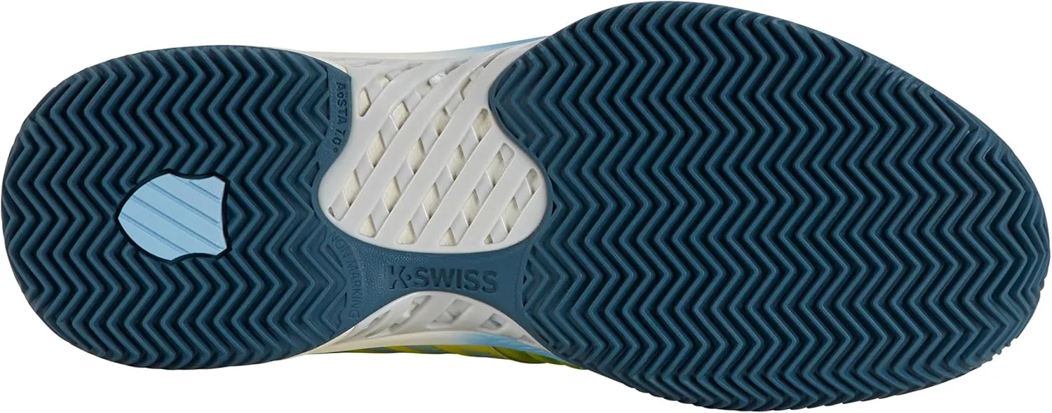K-Swiss Men's Express Light 3 HB Padel Shoes (Dazzling Blue/Estate Blue/Evening Primerose)