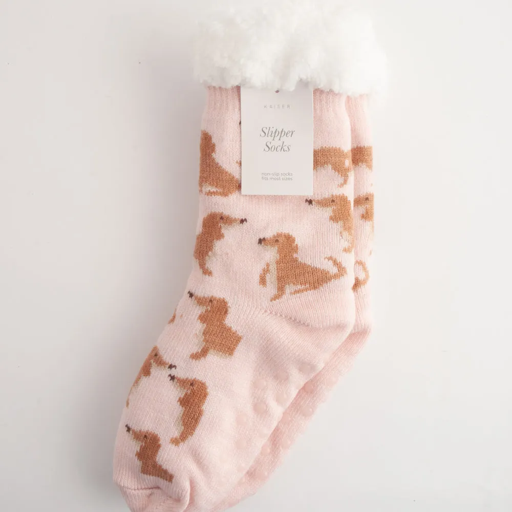 Kaiser Slipper Socks - DOGGIE