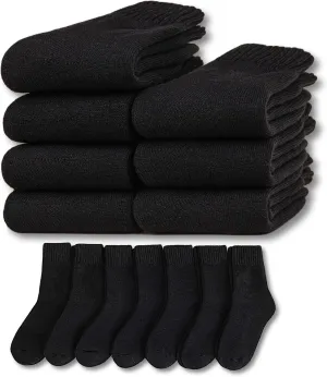 KANAV 7 Pairs Warm Winter Socks for Women Thick Thermal Boot Socks Comfy Slouchy Fuzzy Slipper Socks Cozy Chunky Ankle Socks