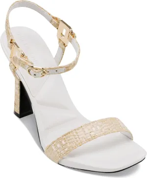 Karl Lagerfeld Paris Women's Evening Cushioned Insole Cybil-Ankle Strap Sandal Heeled
