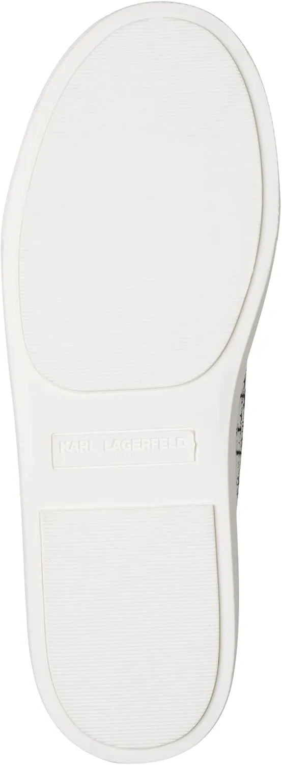 Karl Lagerfeld Paris Women's Everyday Cushioned Insole Cate Pins-Lace Up Shoes Sneaker