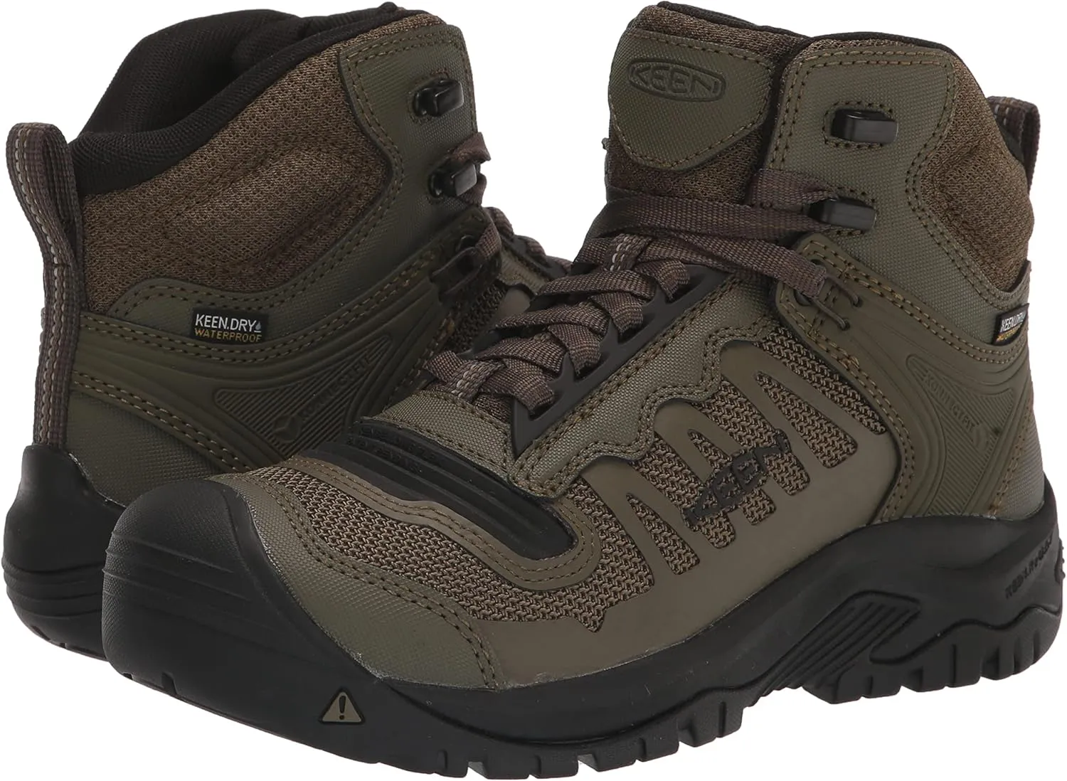 KEEN Utility Men's Reno Mid Height Soft Toe Flexible Waterproof Athletic Work Boot