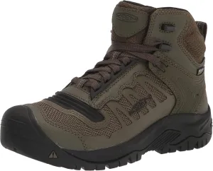 KEEN Utility Men's Reno Mid Height Soft Toe Flexible Waterproof Athletic Work Boot