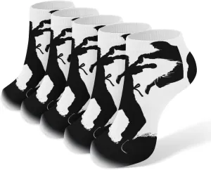 Kickboxing Socks Low Cut Ankle Sock Athletic Running Low Cut Socks Thin Soft Ankle Socks Unisex