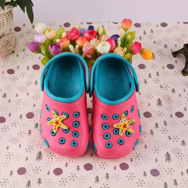 Kids' Clogs Sandals, Comfortable Lightweight Slip On EVA Beach Shoes for Boys and Girls