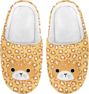 Kids Fuzzy Warm House Slippers for Girls Non Slip Rubber Sole Home Slippers for Toddlers Size 9-15