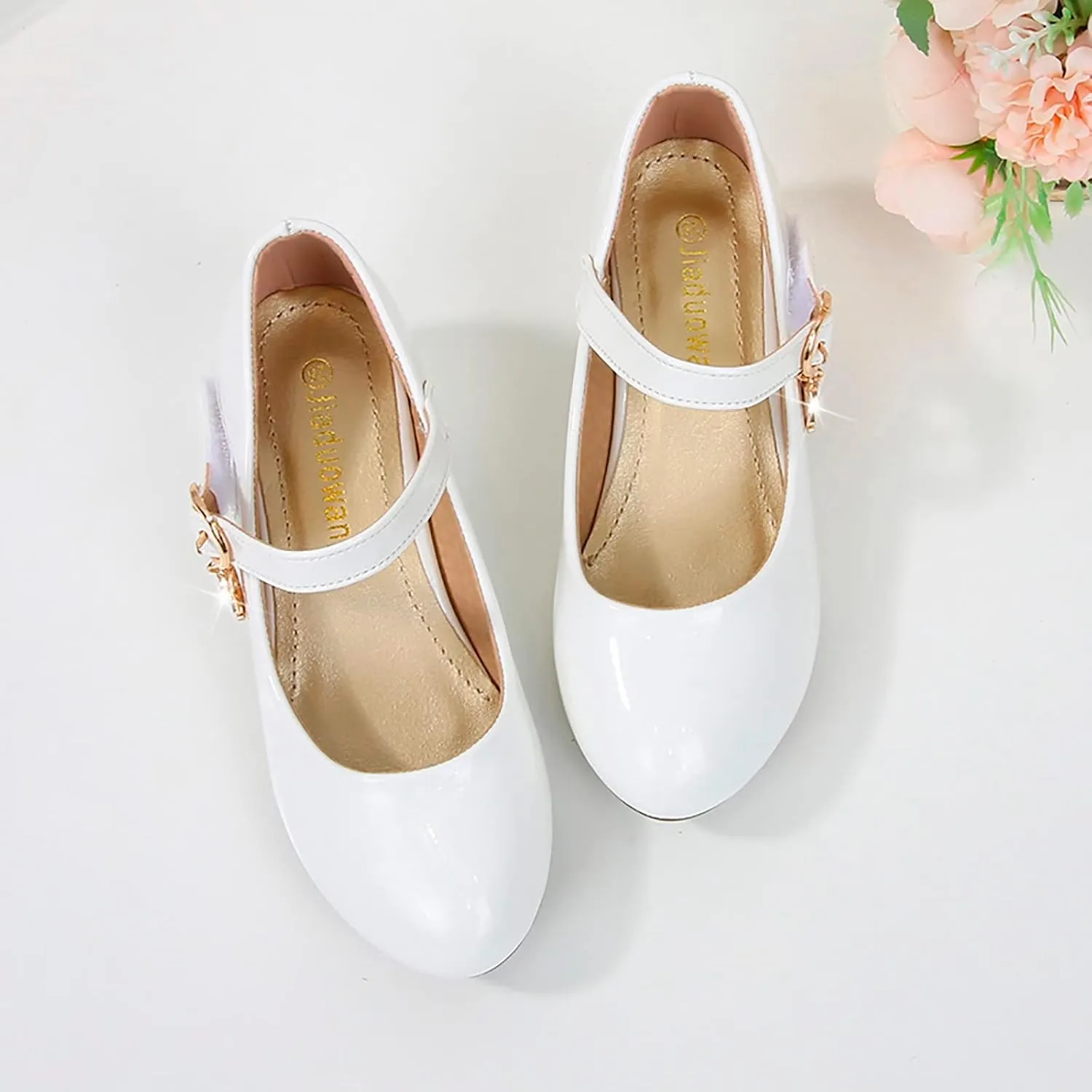 Kids Girl Black Dress Bowknot Shoes Ballet Mary Jane Shoe Teen Wedding Casual Walking Slip-On Shoes