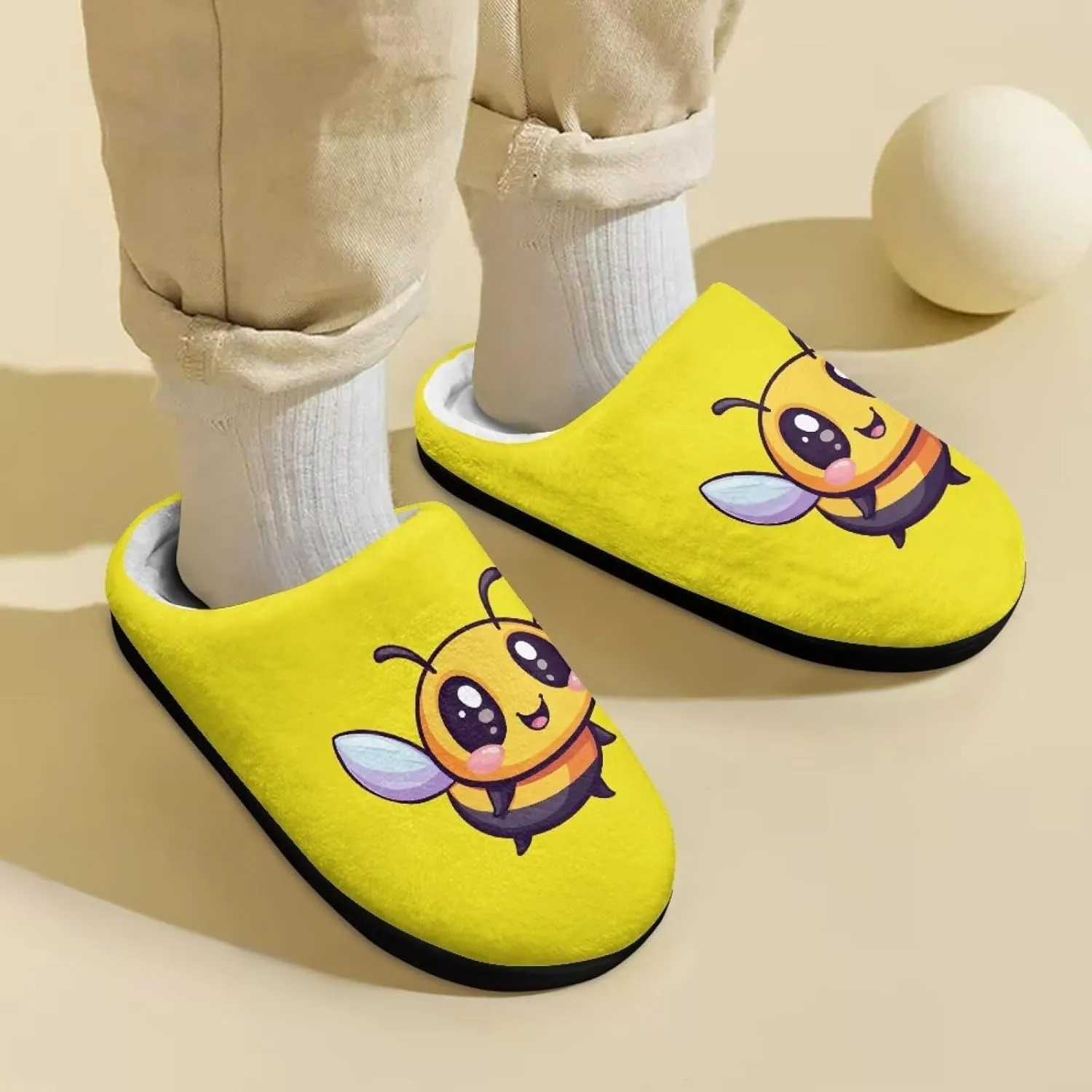 Kids Home Slippers for Boys Girls, Winter Warm House Slippers Non Slip Comfy Slippers for Indoor Outdoor