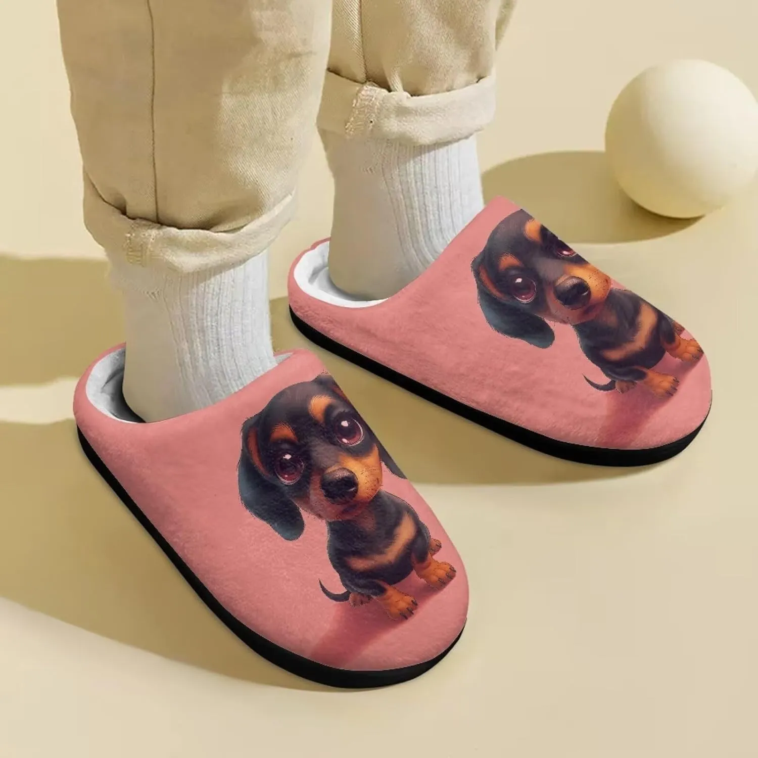 Kids House Slippers Pink, Warm Soft Slippers Home Slippers for Girls Non Slip, Comfy Cozy Slippers Indoor