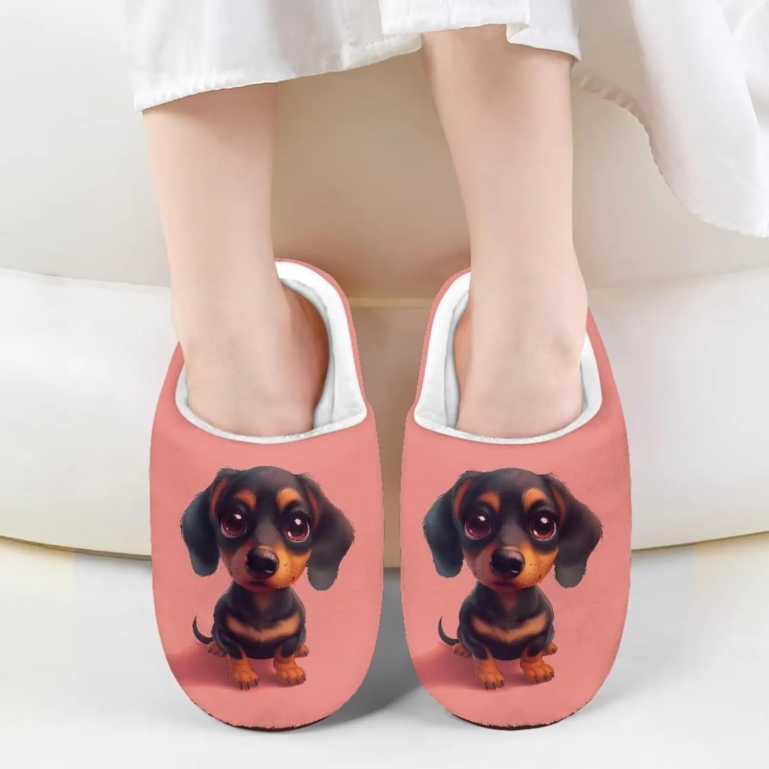 Kids House Slippers Pink, Warm Soft Slippers Home Slippers for Girls Non Slip, Comfy Cozy Slippers Indoor